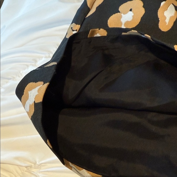 Ann Mashburn Thick Leopard Print Sleeveless Shift Dress L Silk blend lined - Picture 4 of 11